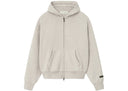 Essentials Classic Fleece Zip-Up Hoodie Heather Stone