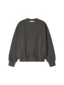 Essentials Embossed Classic Crewneck Sweatshirt Charcoal Heather one-kickz
