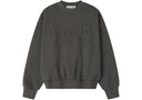 Essentials Embossed Classic Crewneck Sweatshirt Charcoal Heather one-kickz