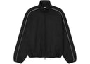 Essentials Suede Fleece Signature Modern Track Jacket Vintage Black one-kickz