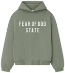 Fear Of God Essentials 90´s Fleece Hoodie Moss