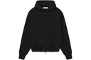 Fear Of God Essentials Classic Fleece Zip-Up Hoodie Jet Black
