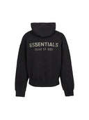 Fear of God Essential Fleece Hood Sweatshirt Black one-kickz