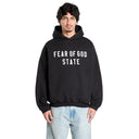 Fear of God Essentials 90's Fleece Hoodie Jet Black one-kickz