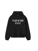 Fear of God Essentials 90's Fleece Hoodie Jet Black one-kickz
