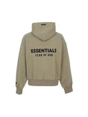 Fear of God Essentials Classic Fit Fleece Hoodie Homestead Heather one-kickz