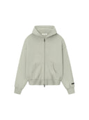 Fear of God Essentials Classic Fleece Zip-Up Hoodie Abbey Stone one-kickz
