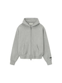Fear of God Essentials Classic Fleece Zip-Up Hoodie Concrete Heather one-kickz