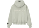 Fear of God Essentials Classic Fleece Zip-Up Hoodie Abbey Stone one-kickz