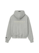 Fear of God Essentials Classic Fleece Zip-Up Hoodie Concrete Heather