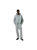 Fear of God Essentials Classic Fleece Zip-Up Hoodie Concrete Heather one-kickz
