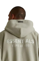Fear of God Essentials Classic Fleece Zip-Up Hoodie Abbey Stone one-kickz