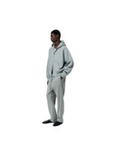 Fear of God Essentials Classic Fleece Zip-Up Hoodie Concrete Heather one-kickz