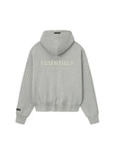 Fear of God Essentials Classic Fleece Zip-Up Hoodie Concrete Heather one-kickz