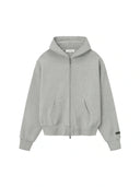 Fear of God Essentials Classic Fleece Zip-Up Hoodie Concrete Heather one-kickz