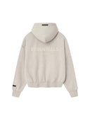 Fear of God Essentials Classic Full Zip Hoodie Heather Stone one-kickz