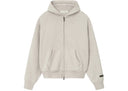 Fear of God Essentials Classic Full Zip Hoodie Heather Stone one-kickz