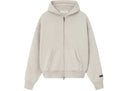Sudadera con cremallera completa One Kickz Fear of God Essentials en color piedra jaspeado con capucha