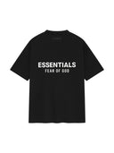Fear of God Essentials Classic Short Sleeve Tee Jet Black one-kickz