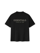 Fear of God Essentials Classic Tee Jet Black one-kickz