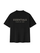 Fear of God Essentials Classic Tee Jet Black one-kickz