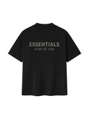 Fear of God Essentials Classic Tee Jet Black one-kickz