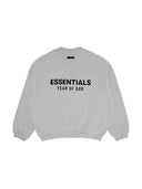 Fear of God Essentials Fleece Crewneck Light Heather Gray