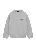 Fear of God Essentials Fleece Crewneck Light Heather Gray one-kickz