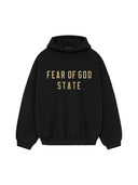 Fear of God Essentials Fleece Hoodie Black Fear of God ESSENTIALS One Kickz