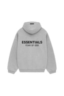 Fear of God Essentials Fleece Hoodie Light Heather Gray one-kickz