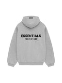 Fear of God Essentials Fleece Hoodie Light Heather Gray one-kickz
