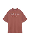 Fear of God Essentials Heavy Crewneck Tee Crimson one-kickz