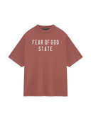 Fear of God Essentials Heavy Crewneck Tee Crimson one-kickz
