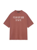 Fear of God Essentials Heavy Crewneck Tee Crimson one-kickz