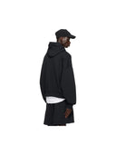 Fear of God Essentials Heavy Fleece Vintage Shrunken Hoodie Black one-kickz
