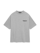 Fear of God Essentials Jersey Crewneck T-Shirt Light Heather Gray one-kickz