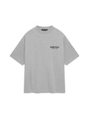 Fear of God Essentials Jersey Crewneck T-Shirt Light Heather Gray one-kickz