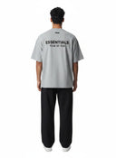 Fear of God Essentials Jersey Crewneck T-Shirt Light Heather Gray one-kickz