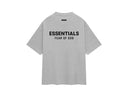 Fear of God Essentials Jersey Crewneck T-Shirt Light Heather Gray one-kickz