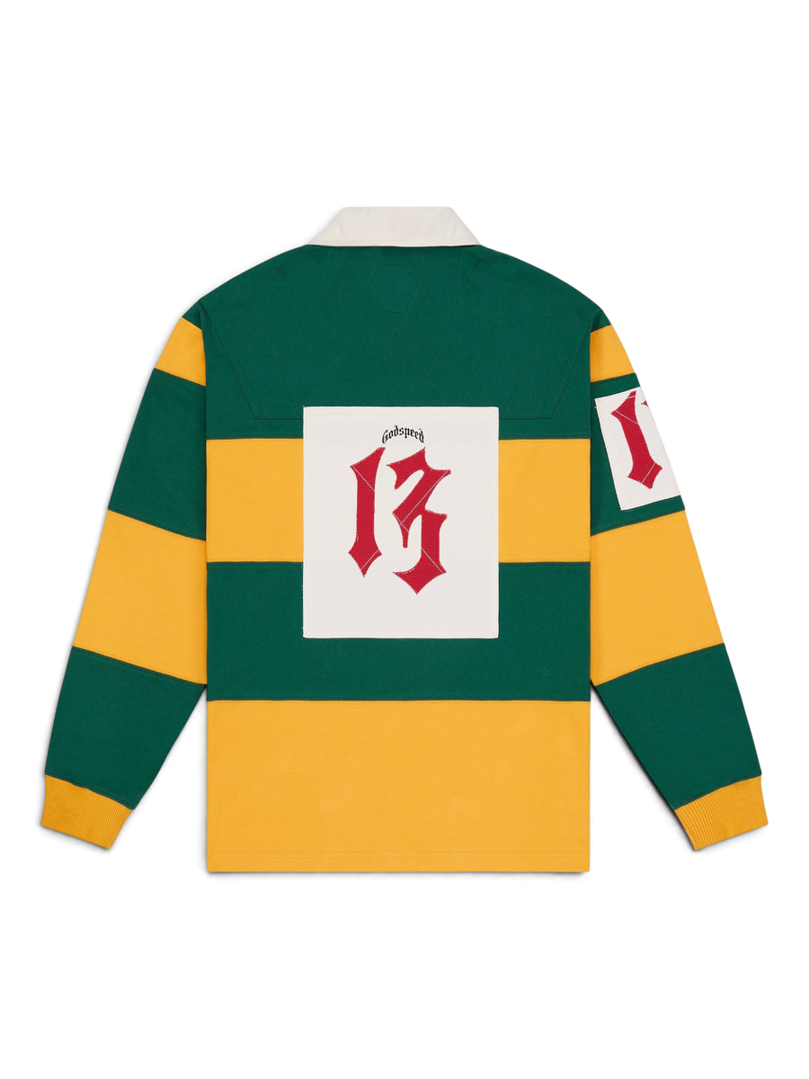 Godspeed Classic Field Rugby Shirt Green Yellow