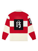 Godspeed Classic Field Rugby Shirt Off White/Red one-kickz