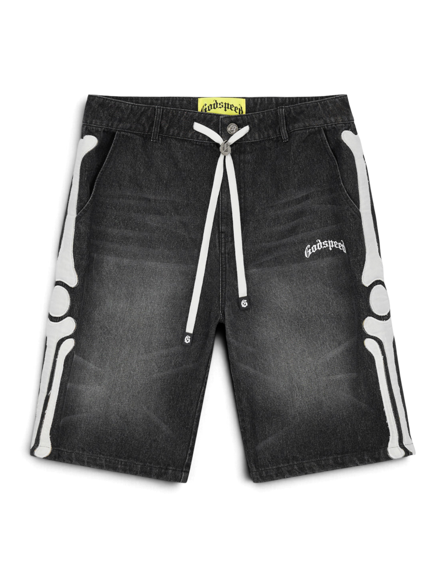 Godspeed Fémur Denim Shorts Black