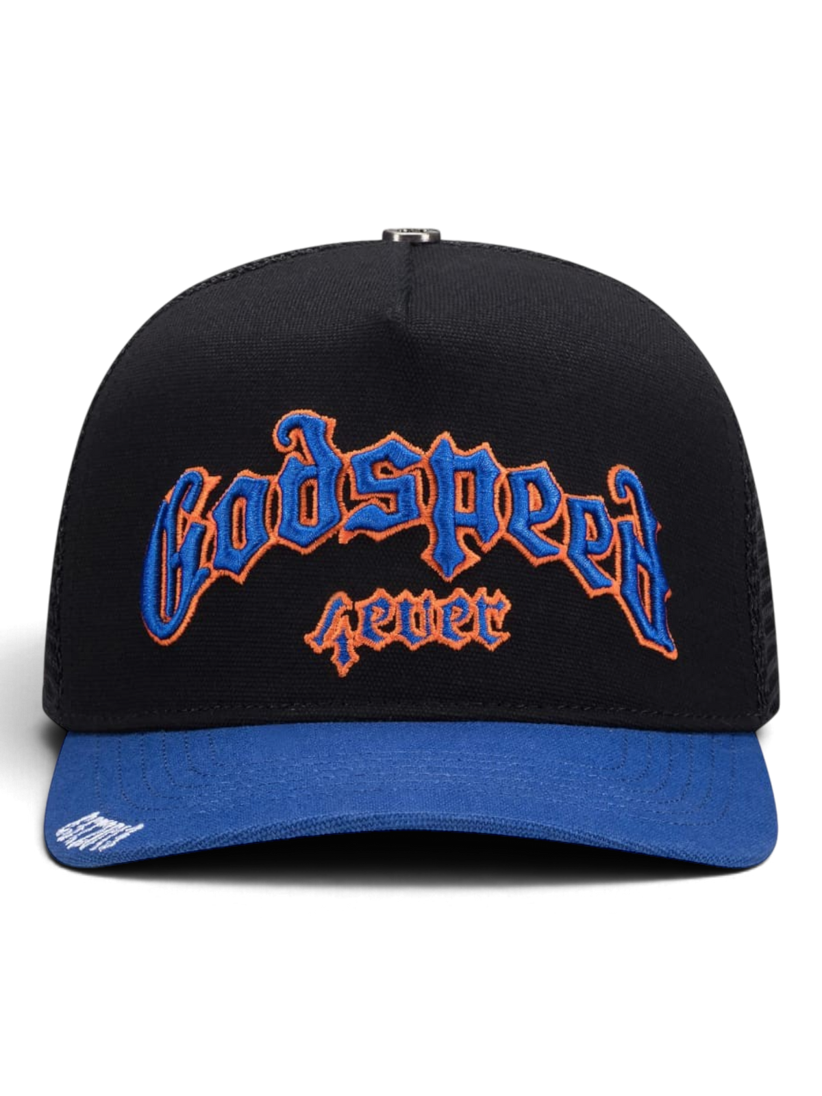 Godspeed GS FOREVER TRUCKER HAT Black/Blue/Orange