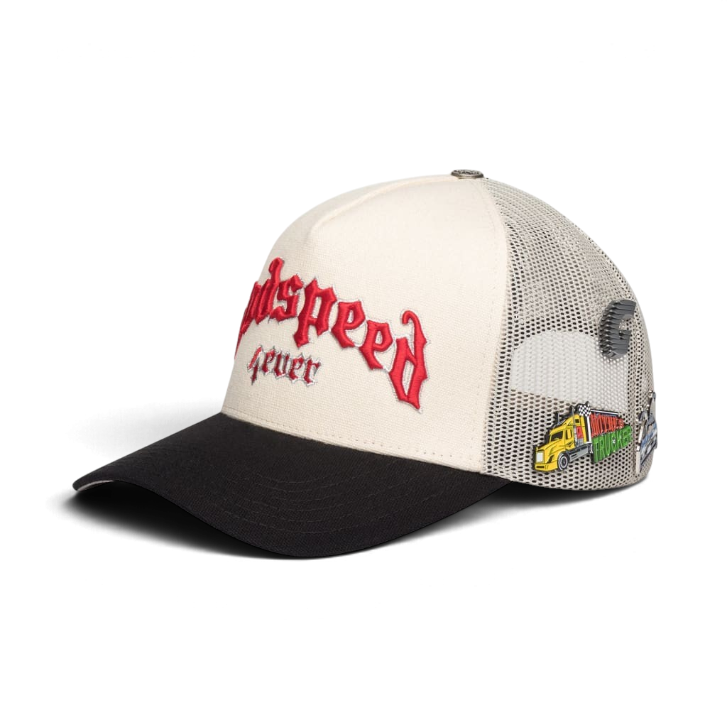 Godspeed GS FOREVER TRUCKER HAT White/Black