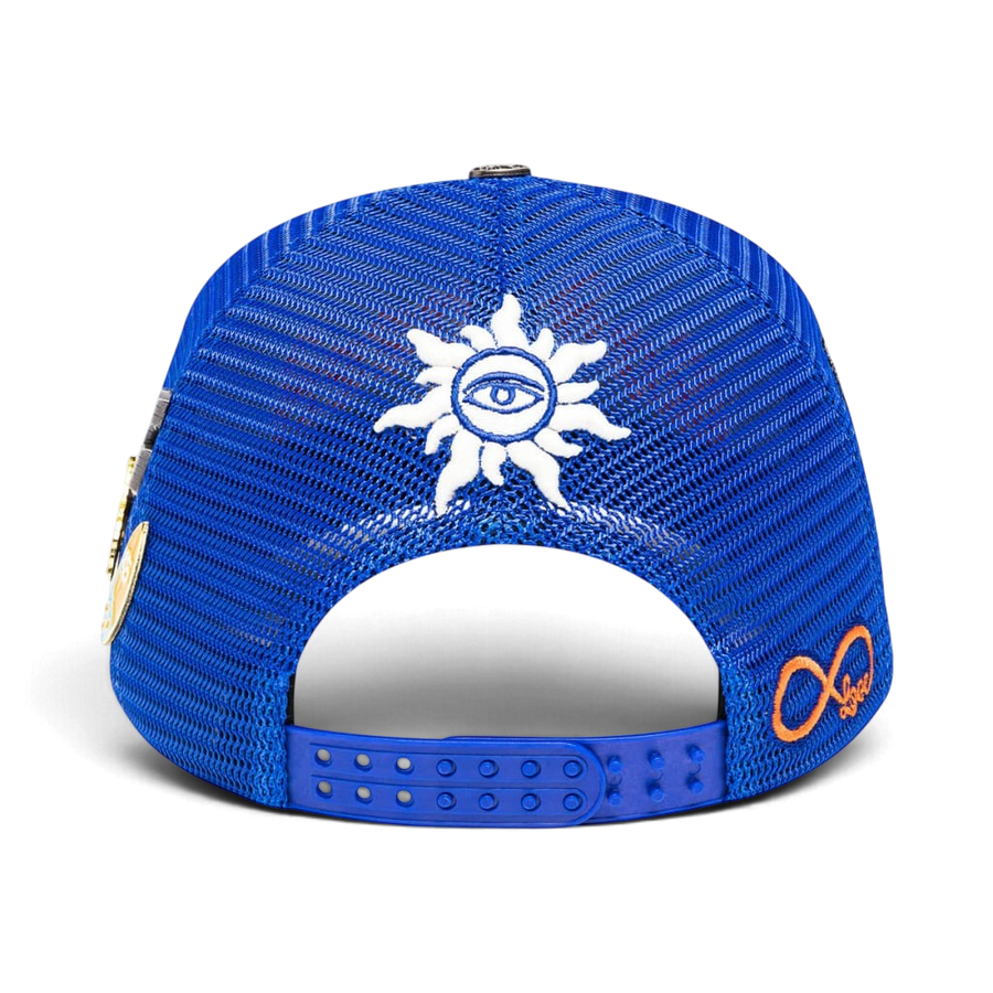 Godspeed GS Forever Trucker Hat Blue/Orange