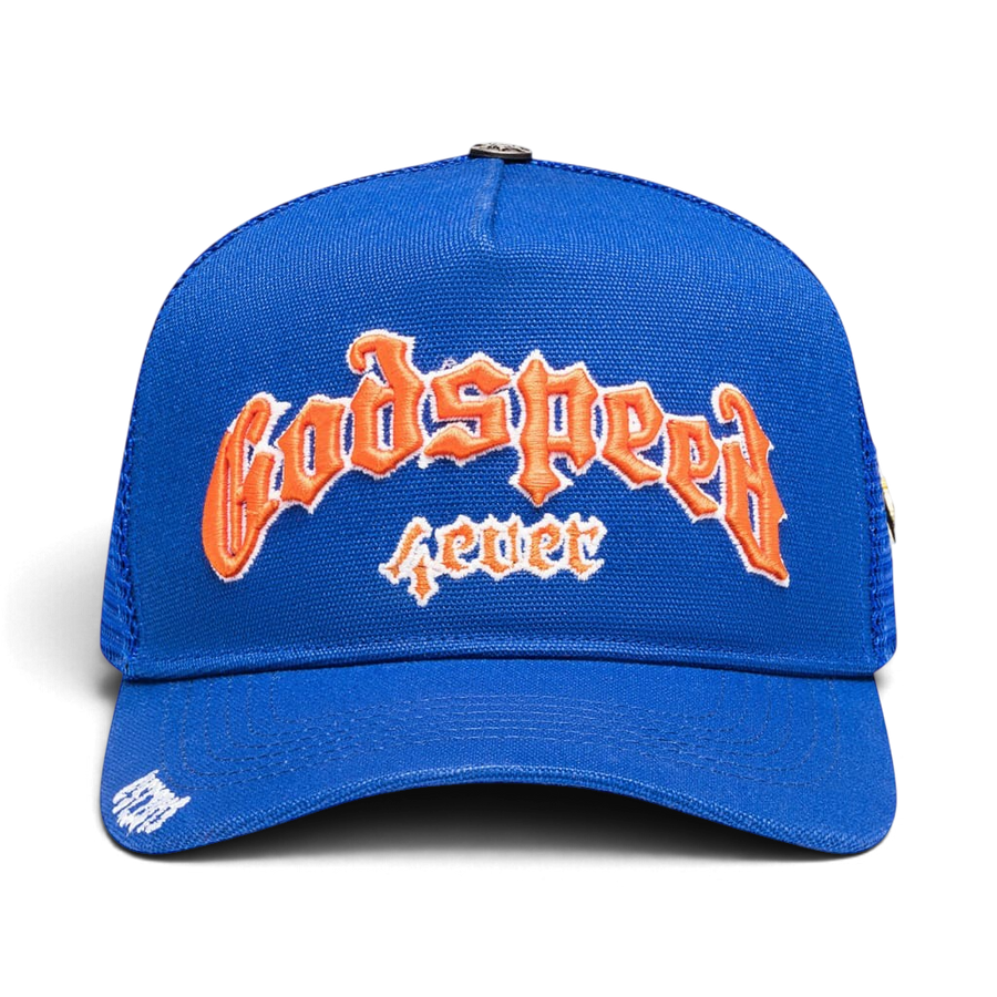 Godspeed GS Forever Trucker Hat Blue/Orange