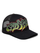 Godspeed GS Neo Trucker Hat Black/Yellow/Red