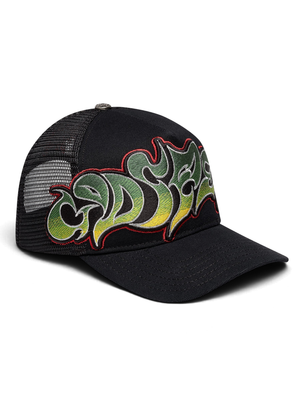 Godspeed GS Neo Trucker Hat Black/Yellow/Red