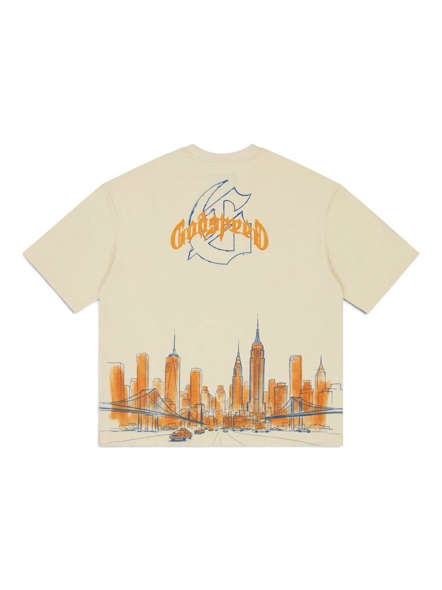 Godspeed New York Skyline T-Shirt