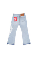 Godspeed OG Logo Flared Denim Printed Blue one-kickz
